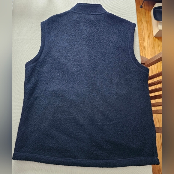 GUC Smartwool Wool Blend Navy Men's Hudson Trail Vest - Picture 7 of 12